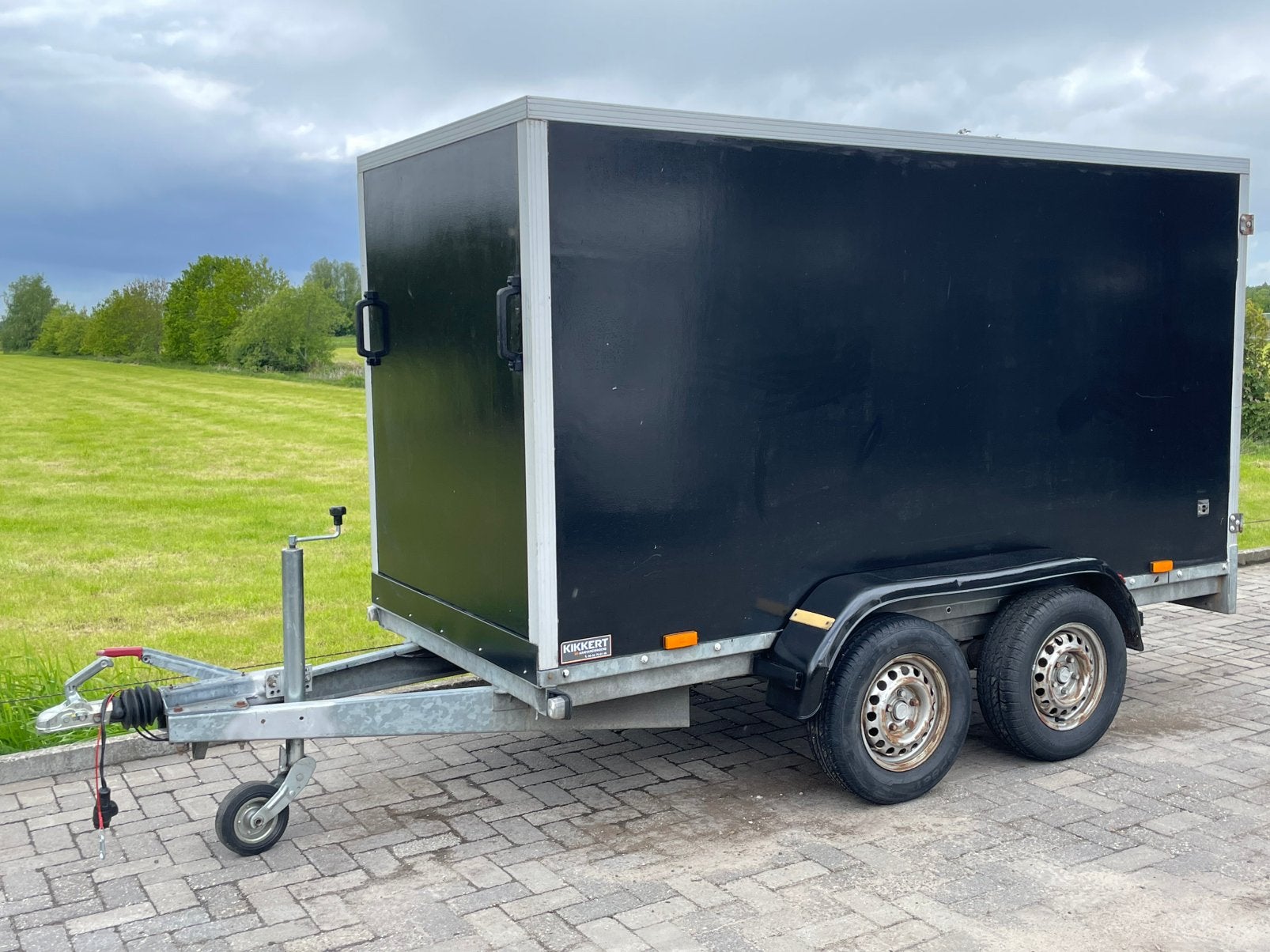Verdonk gesloten tandemasser aanhanger 300x130x150cm 2000KG, Auto diversen, Aanhangers en Bagagewagens, Ophalen, Zo goed als nieuw