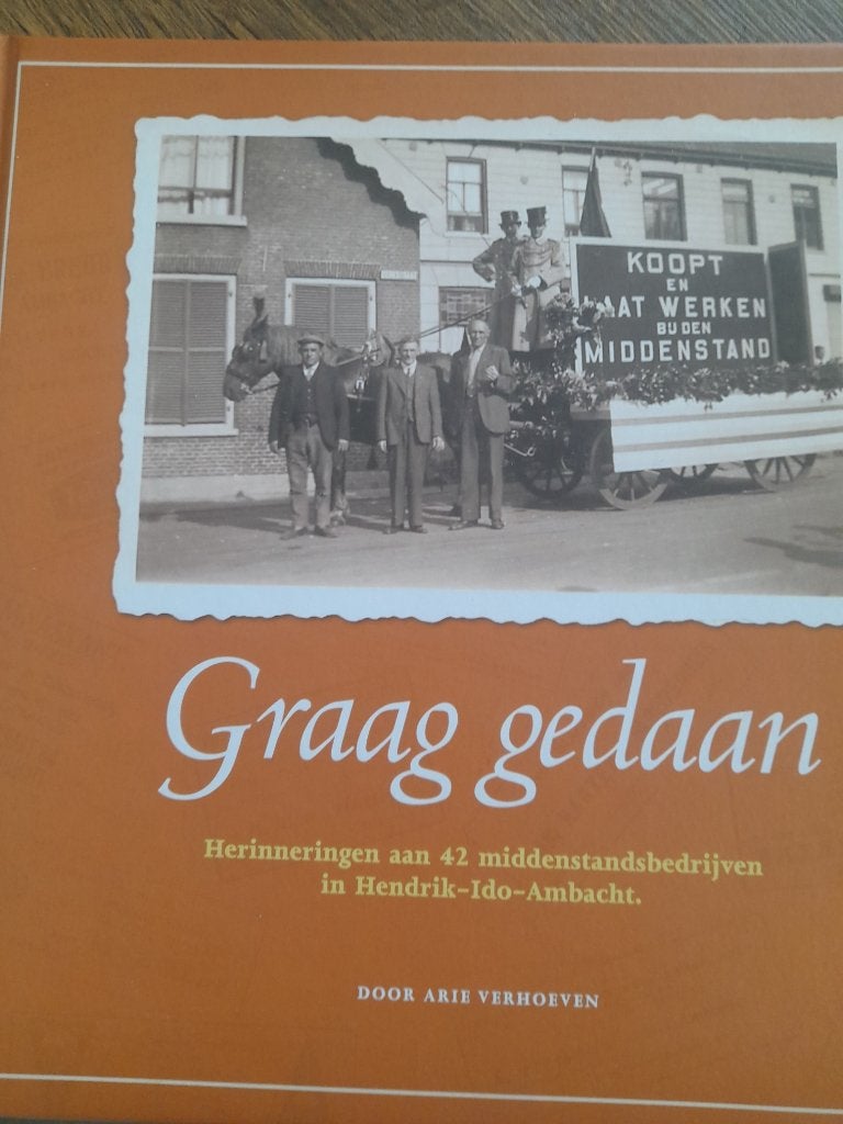 Graag gedaan - Arie Verhoeven, Boeken, Ophalen of Verzenden, Zo goed als nieuw