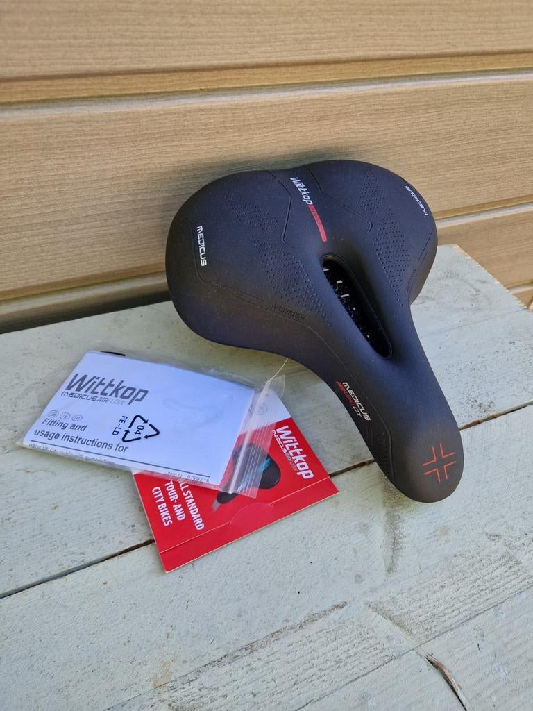 Fietszadel Wittkop - NIEUW, Fietsen en Brommers, Fietsonderdelen, Nieuw, Zadel, Ophalen of Verzenden