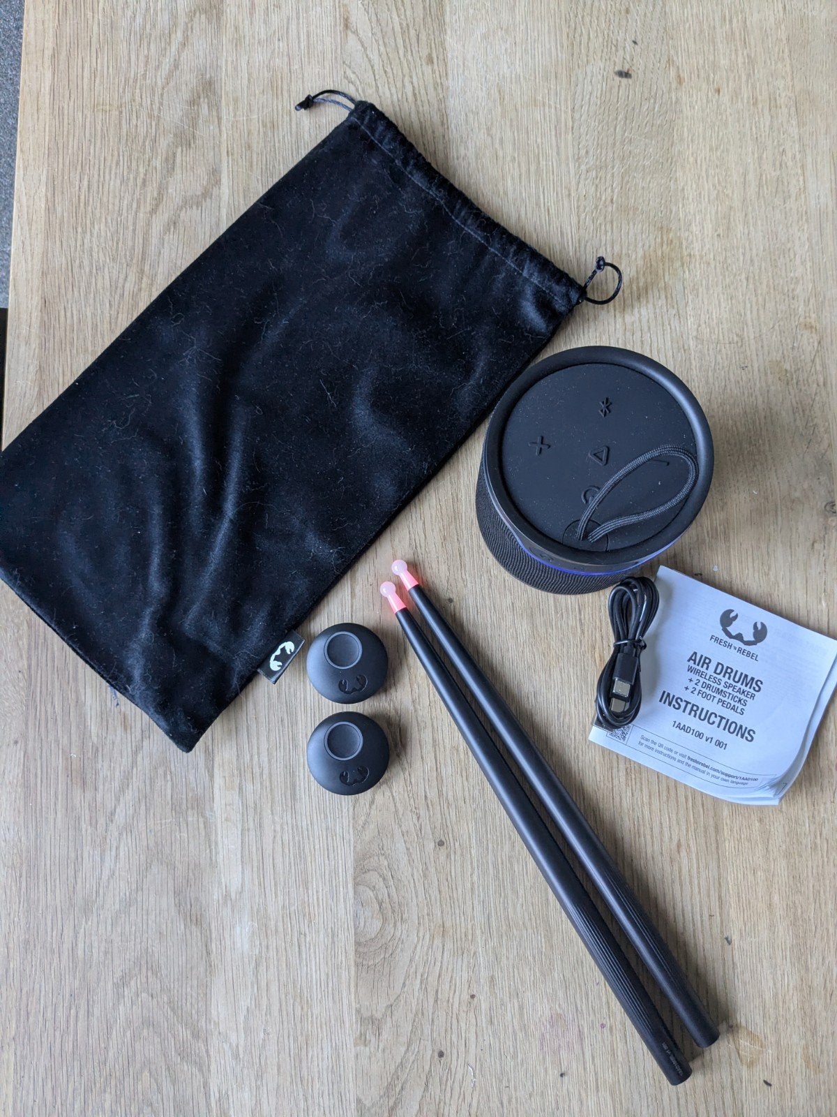 Fresh 'n Rebel Air Drums met Bluetooth Speaker, Ophalen, Zo goed als nieuw, Overige merken, Elektronisch