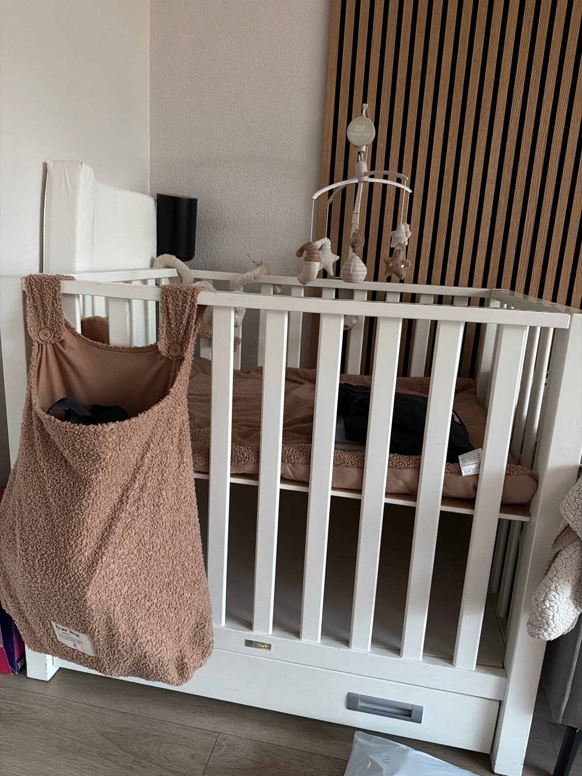 Babybox met mobiel, boxzak en kleed, Kinderen en Baby's, Ophalen, Gebruikt