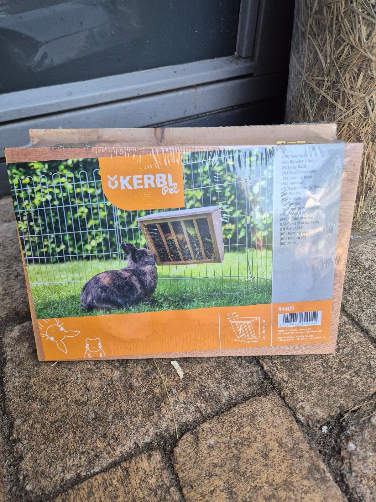 Hooiruif konijnenvoer, Ophalen, Nieuw, Voerbakje