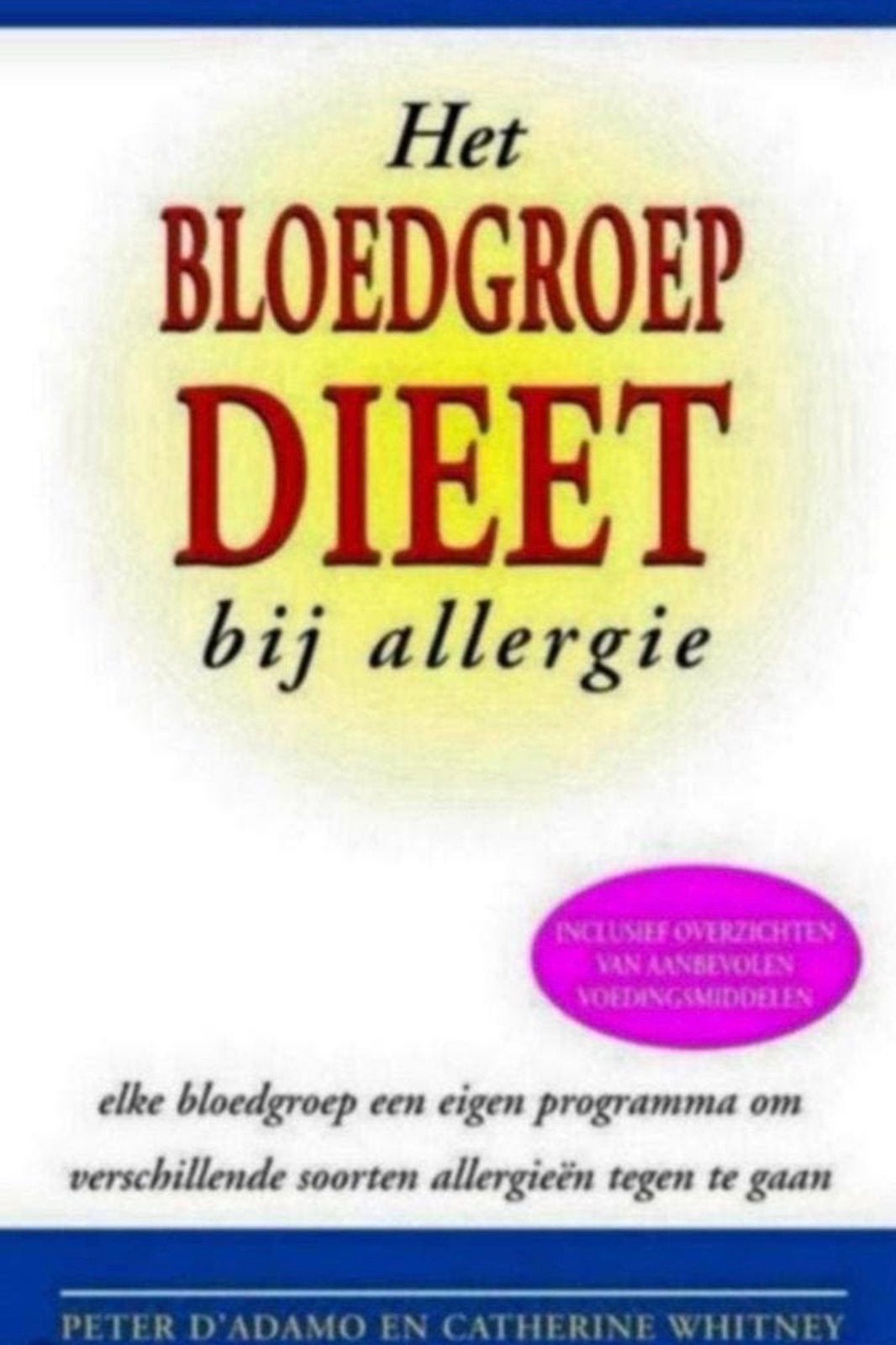 Het bloedgroep dieet bij allergie, Boeken, Ophalen of Verzenden, Zo goed als nieuw