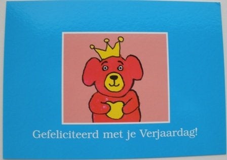 Felicitatiekaart van Bumble Bee Cards, Ophalen of Verzenden, 1980 tot heden, Ongelopen, Feest(dag)
