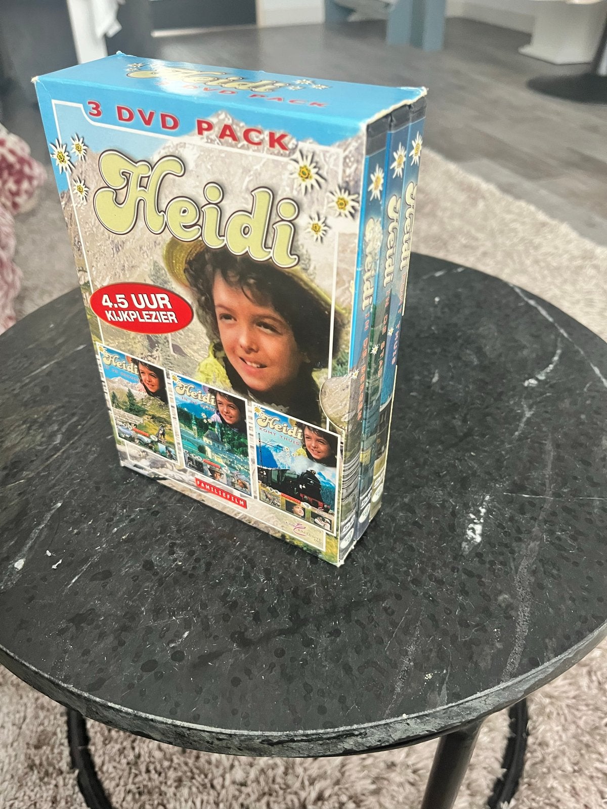 Heidi DVD 3-pack - 4.5 uur kijkplezier - Zo goed als nieuw, Cd's en Dvd's, Dvd's | Kinderen en Jeugd, Animatie, Alle leeftijden