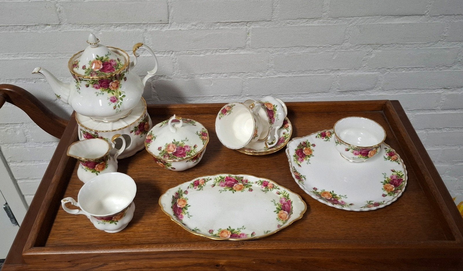 Royal Albert Old Country Roses theeservies, Antiek en Kunst, Ophalen