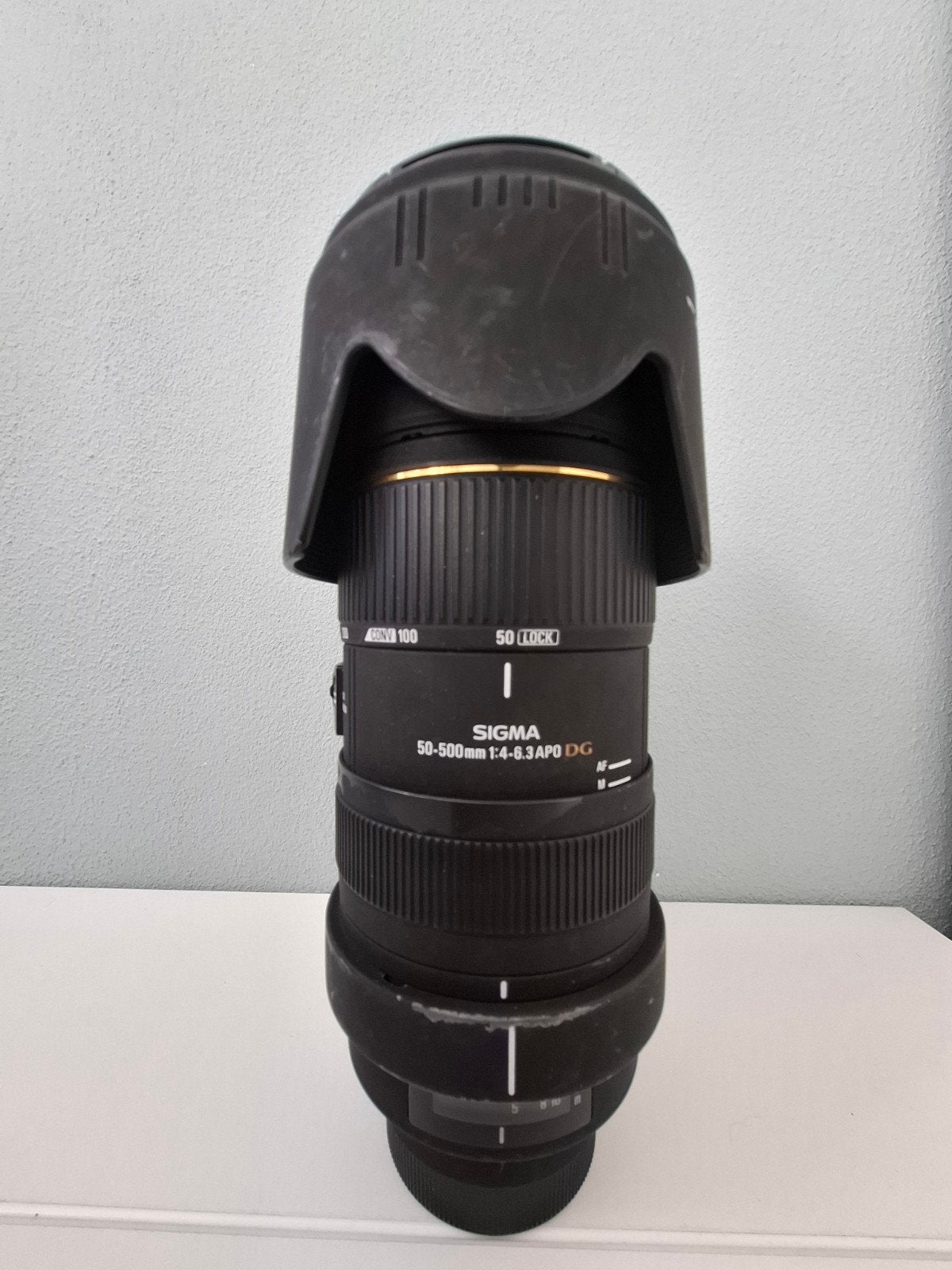 Telelens Sigma 50-500 mm 1:4-6.3 APO DG Sony vatting, Audio, Tv en Foto, Fotografie | Lenzen en Objectieven, Ophalen of Verzenden