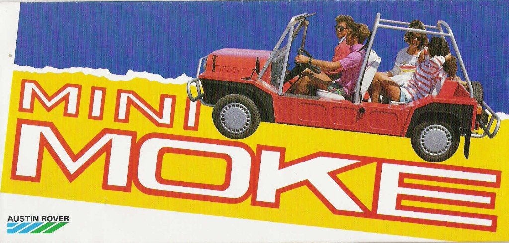 Mini Moke cabriolet folder, Ophalen of Verzenden, Gelezen, Overige merken