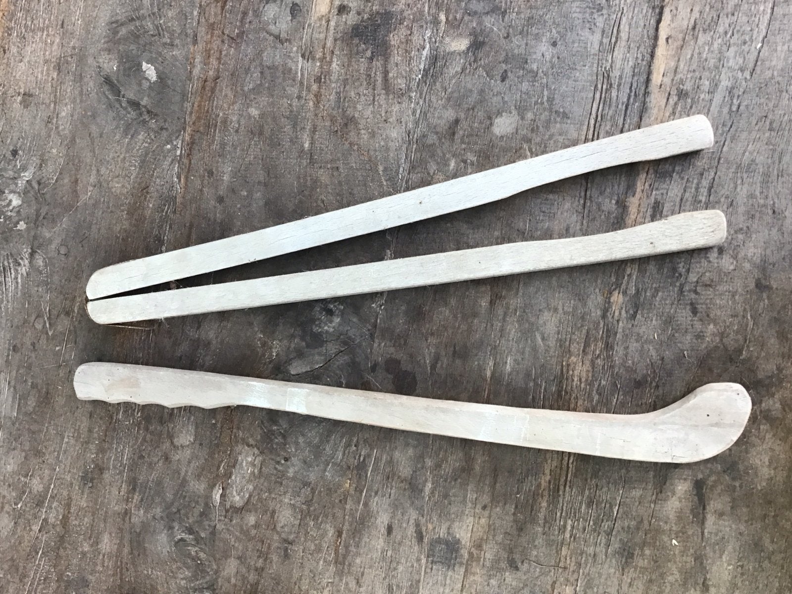 Vintage houten wasknijper en wasstok, Ophalen of Verzenden