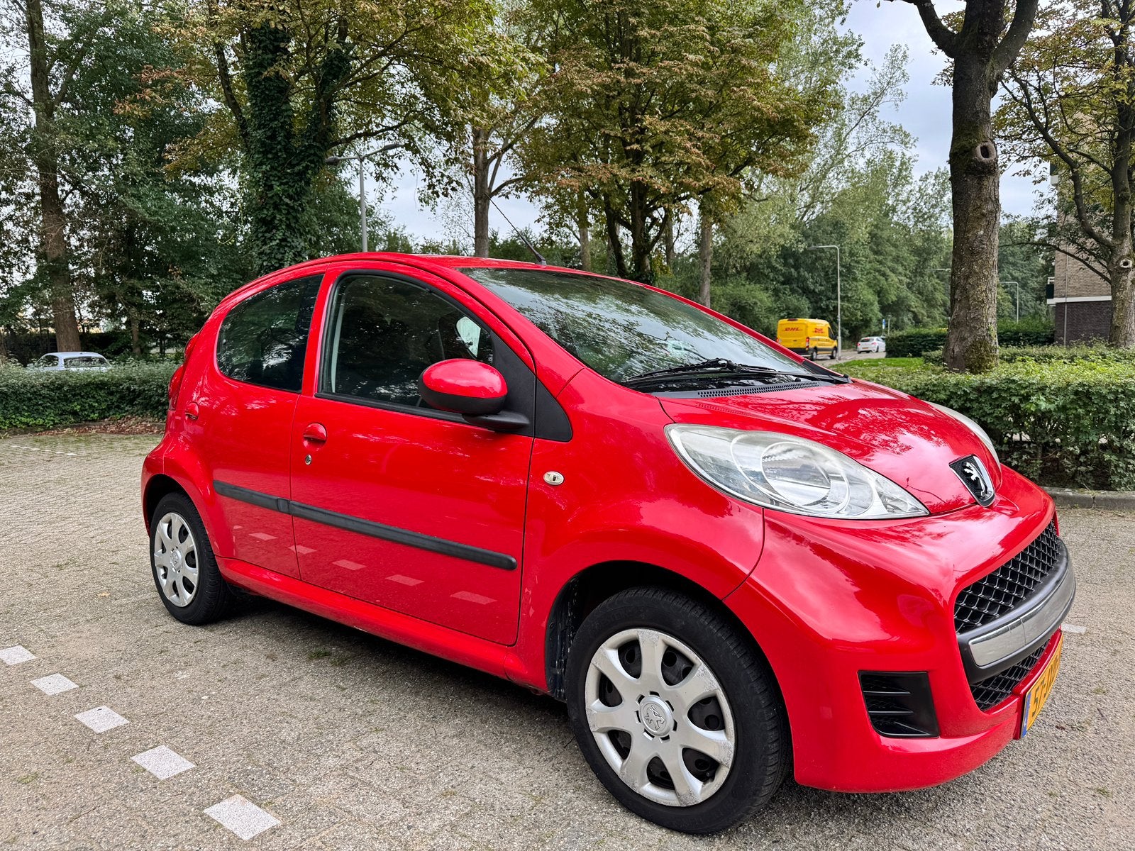 Peugeot 107 |1.0| 2009 | AİRCO | 5-DEURS | E-RAMEN |NAP AUTO, Auto's, Voorwielaandrijving, Euro 5, Airconditioning, 4 stoelen