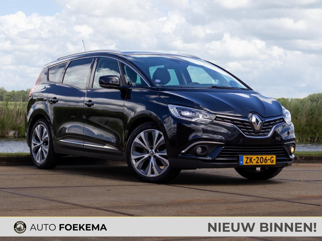 Renault Grand Scénic 1.3 TCe Bose 7p. 20" HUD LED Pano, Voorwielaandrijving, 4 cilinders, Zwart, 1330 cc