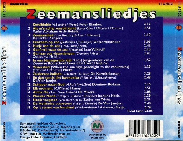 Zeemansliedjes Dureco 46 CD, Verzenden, Zo goed als nieuw, Pop, Album
