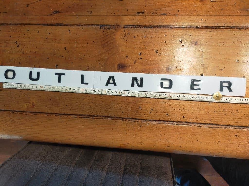 Mitsubishi outlander   text  "outlander", Ophalen of Verzenden, Nieuw
