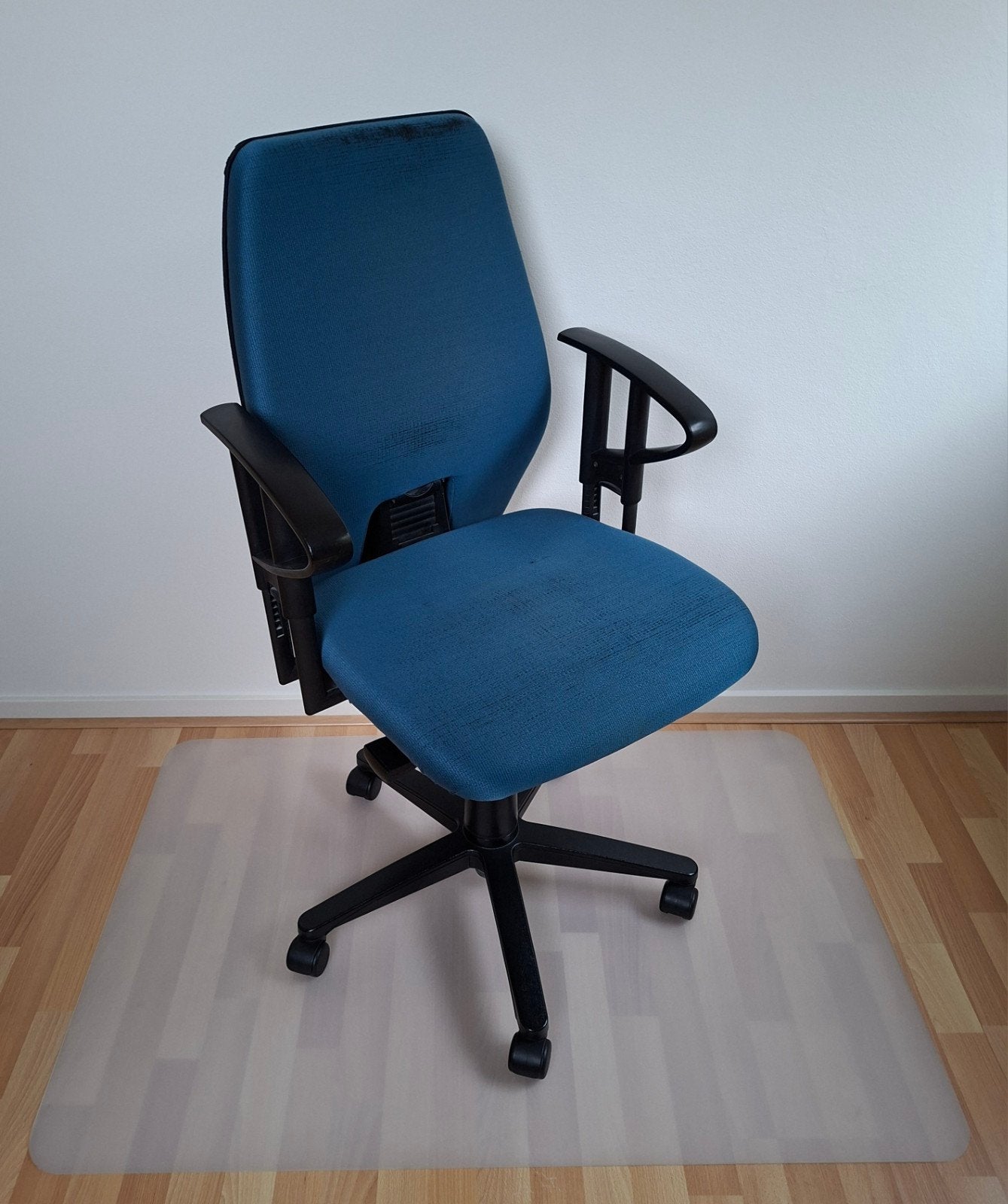 Bureaustoel verstelbaar, incl vloer bescherm-plaat / € 35,-, Ophalen, Ergonomisch, Gebruikt, Bureaustoel