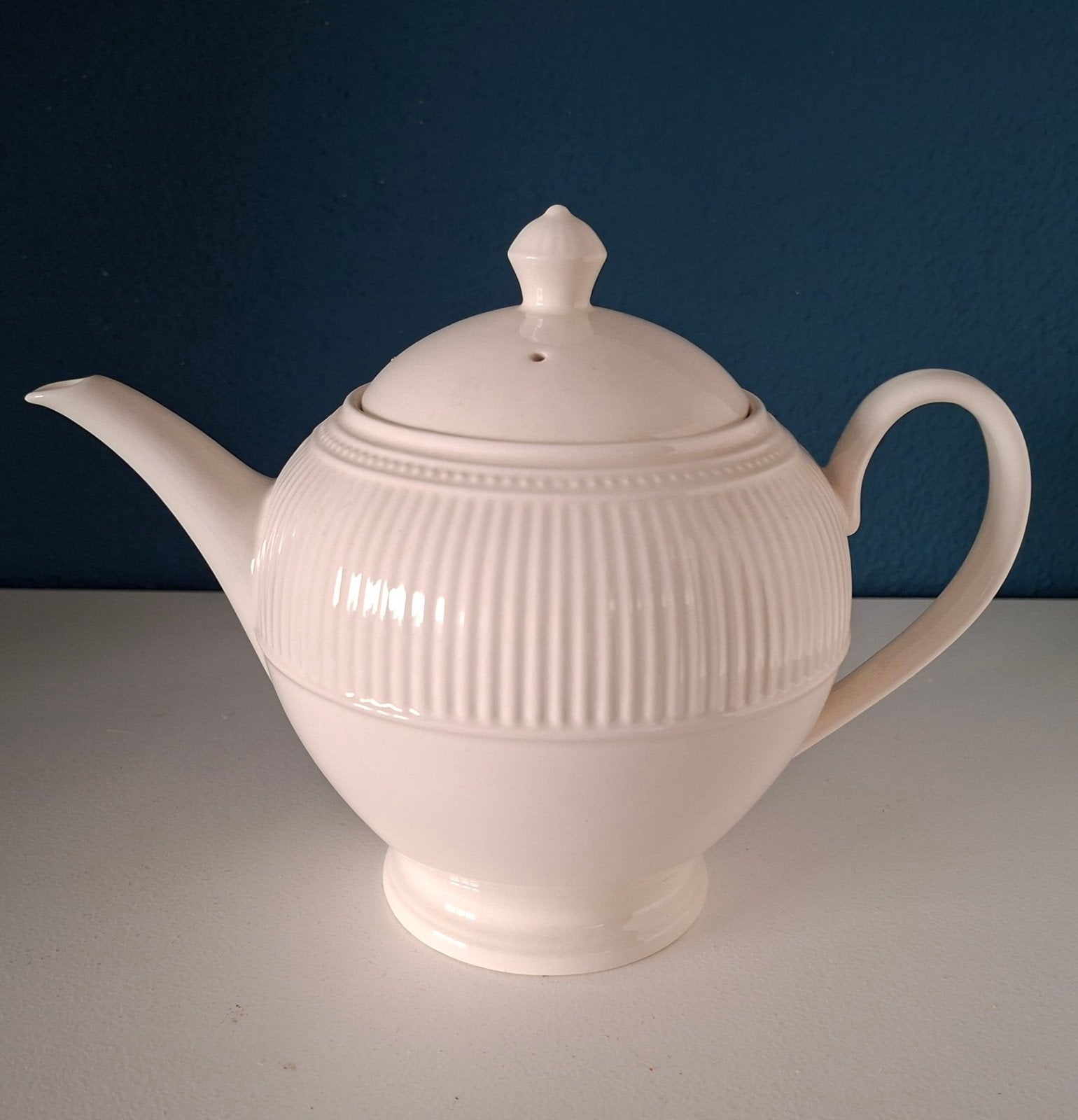 wedgwood Windsor theepot ongebruikt, Ophalen of Verzenden, Zo goed als nieuw, Porselein, Overige typen