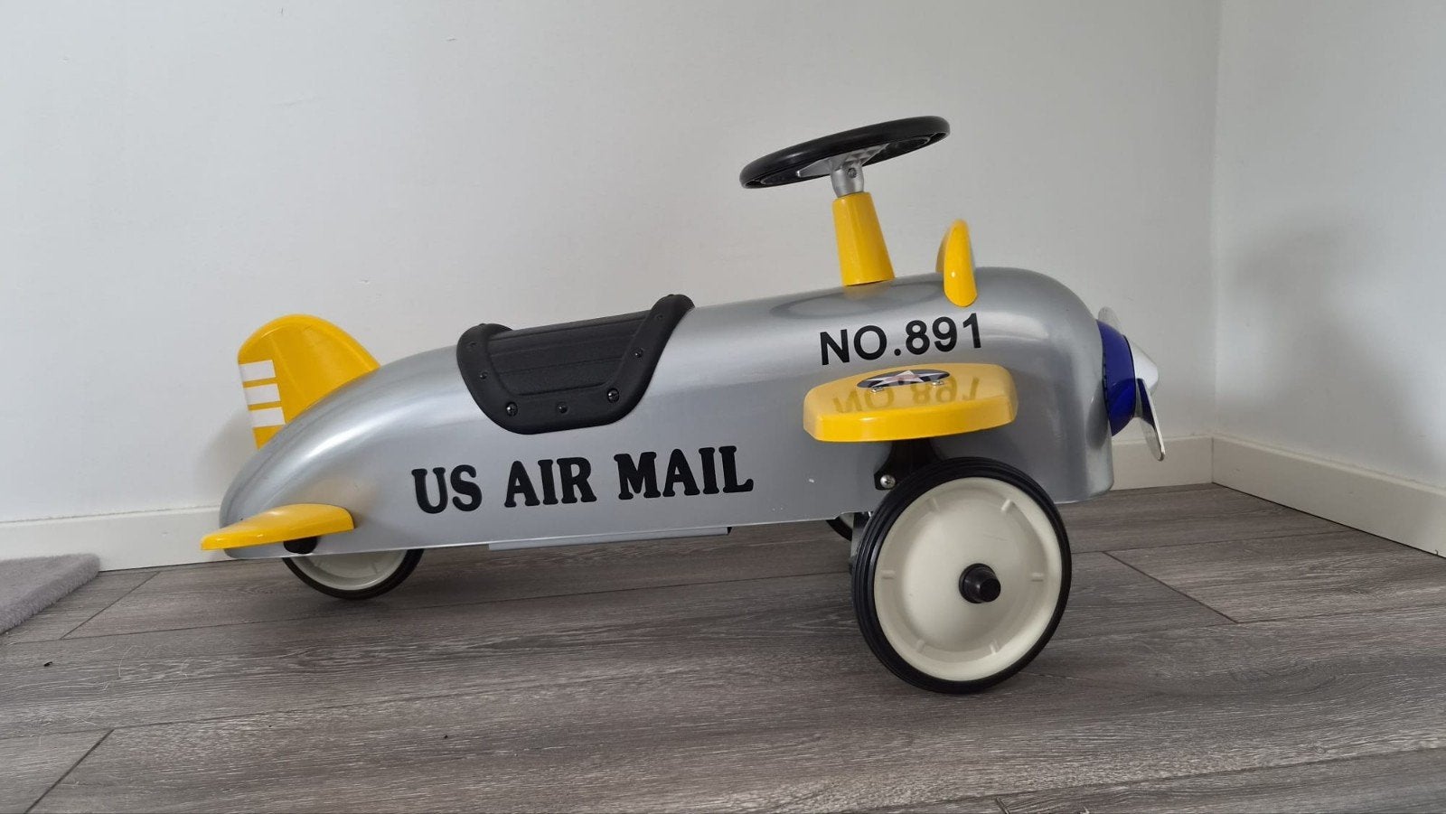 Loopvliegtuig US Air Mail met stuur - Zo goed als nieuw, Ophalen, Zo goed als nieuw, Loopvoertuig