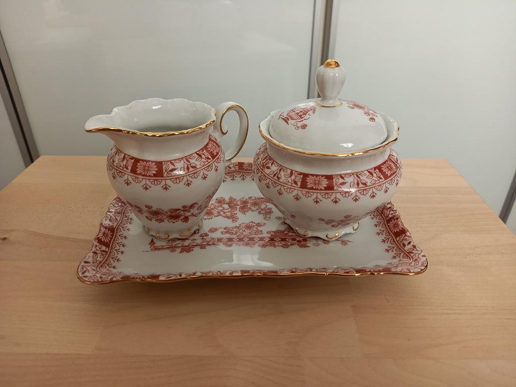 Roomstel Seltmann Weiden Teresia Rood, Gebruikt, Overige typen, Ophalen of Verzenden, Overige stijlen