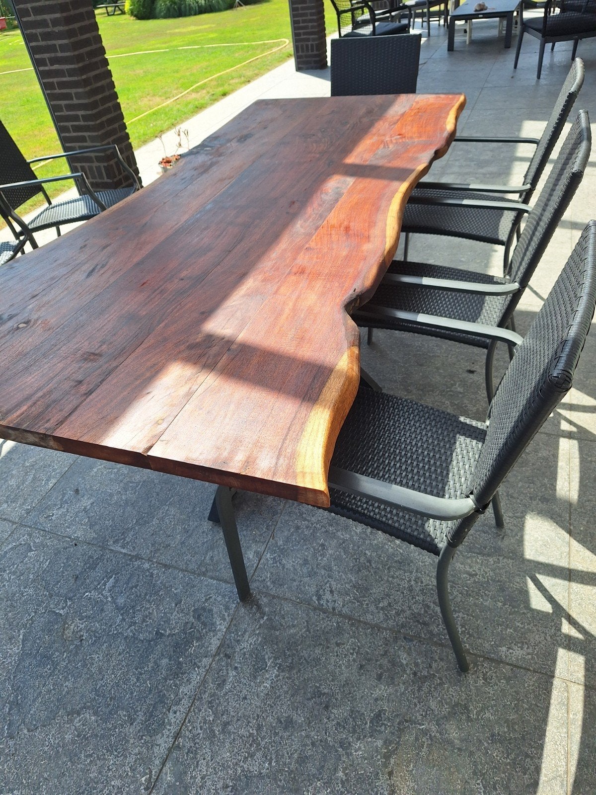 Boomstamtafel met Kruispoot, Ophalen, Rechthoekig
