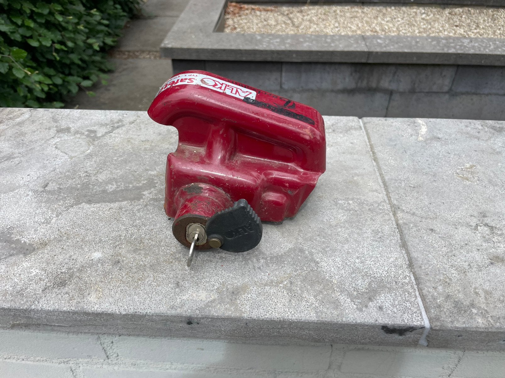 Gebruikt dissel slot voor Alko stabilisator koppeling, Ophalen of Verzenden, Gebruikt