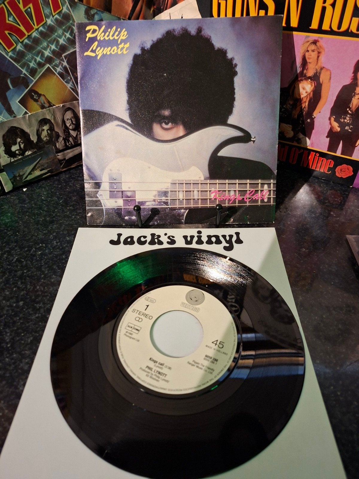 Philip Lynott - Kings Call 7 inch vinyl single  1980, Fotohoes, Ophalen of Verzenden, Zo goed als nieuw, 7 inch