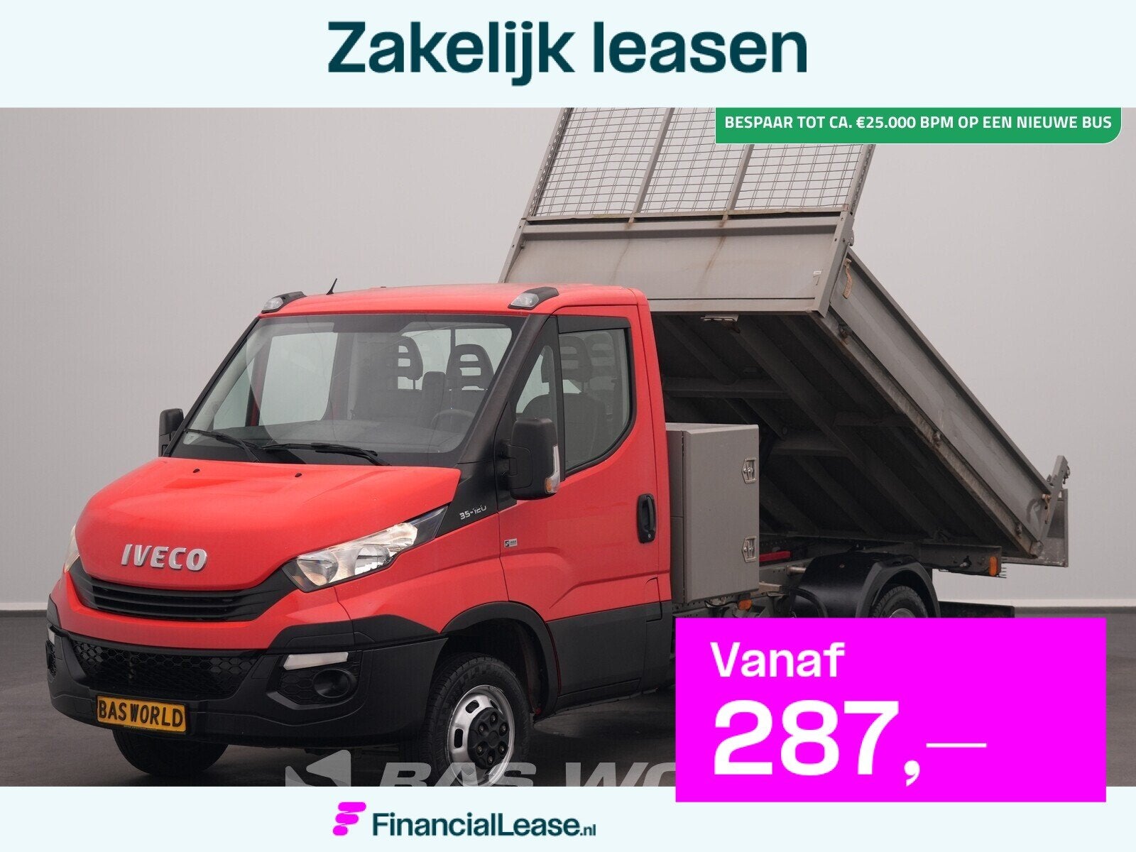 Iveco Daily 35C12 Kipper 3,5t AHK Klima Tempomat Euro6 Kiepe, Gebruikt, Euro 6, Iveco, 2815 kg