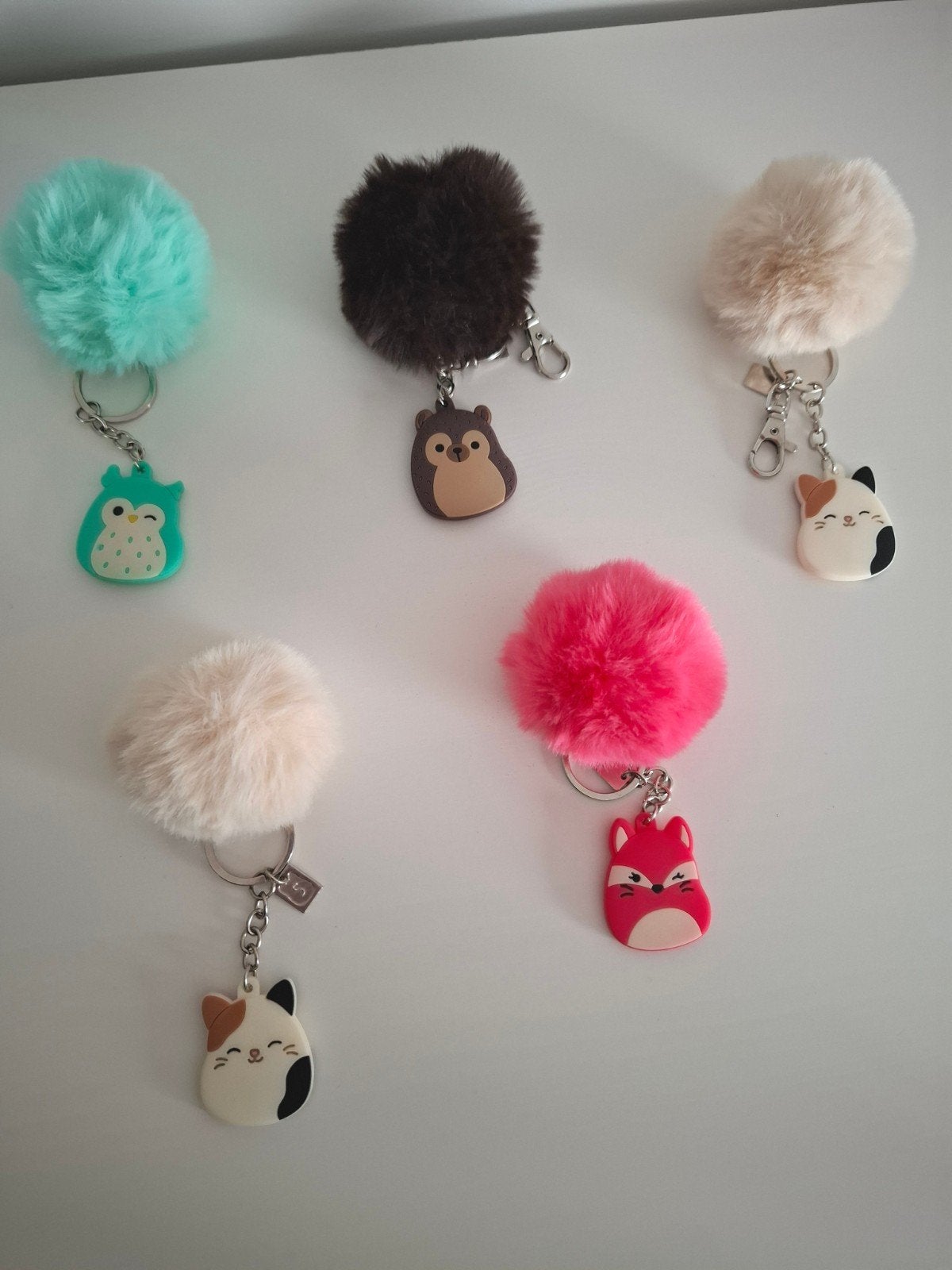 Nieuw SQUISHMALLOW sleutelhangers ‼️2€ per stuk, Ophalen of Verzenden, Nieuw, Knuffel of Figuurtje