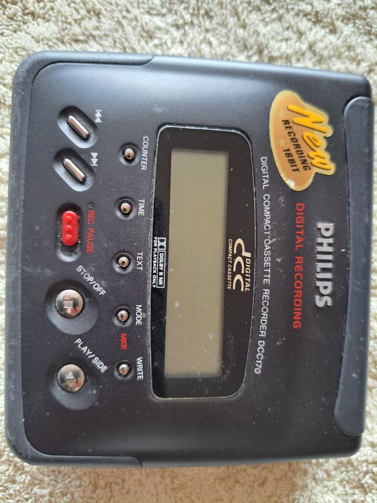 Philips DCC170. Walkman. Cassette recorder/speler., Audio, Tv en Foto, Ophalen, Philips