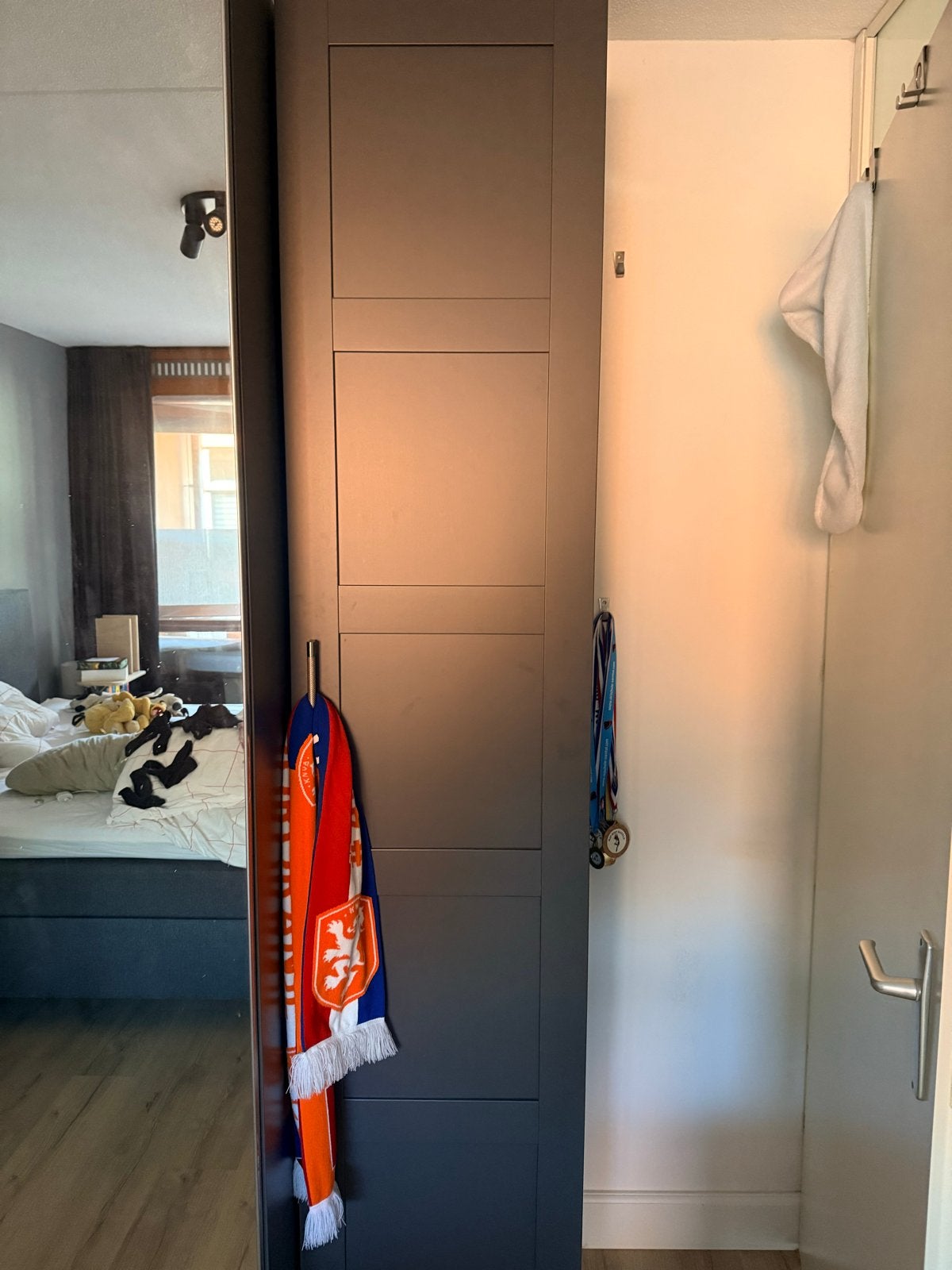 IKEA Pax Kast - 2x 100cm, 1x 50cm met deuren en planken, Ophalen, Gebruikt, 200 cm of meer, Met deur(en)