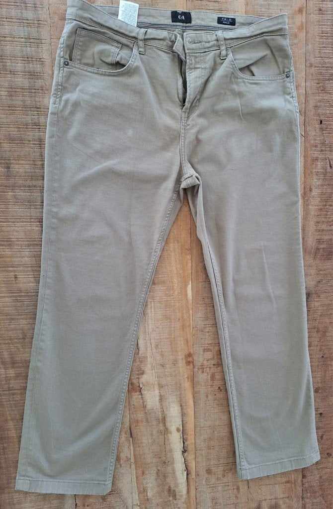 Beige heren broek W36 L32 C&A, Kleding | Heren, Ophalen of Verzenden, Gedragen, Maat 56/58 (XL), Beige