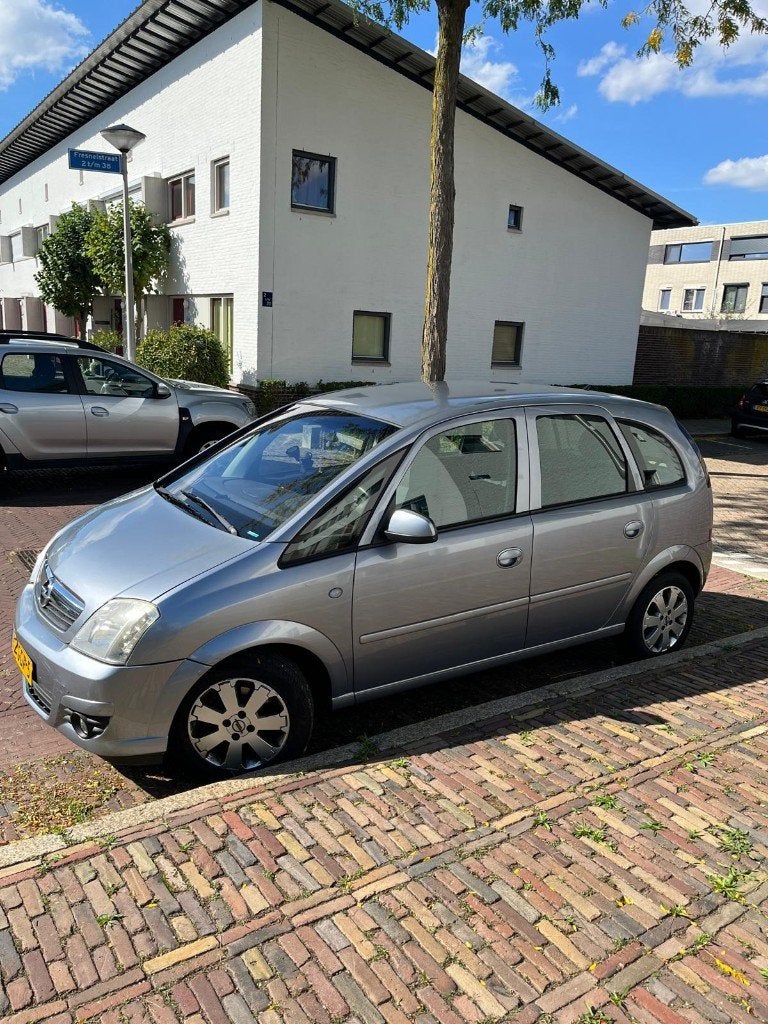 Opel Meriva 1.6 16V 77KW Easytronic 2008 Grijs, Auto's, 4 cilinders, Origineel Nederlands, 1200 kg, Grijs
