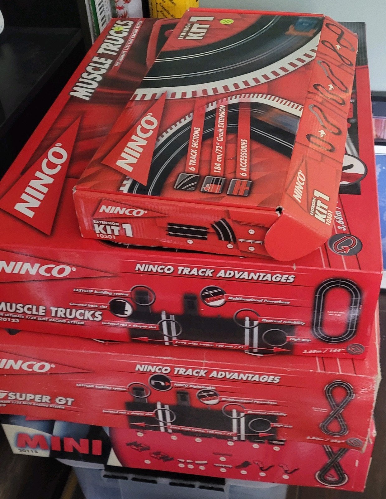 Multiple Ninco Slot Car Track WITHOUT (ZONDER) CARS., Ophalen of Verzenden, Gebruikt, Elektrisch, Overige merken