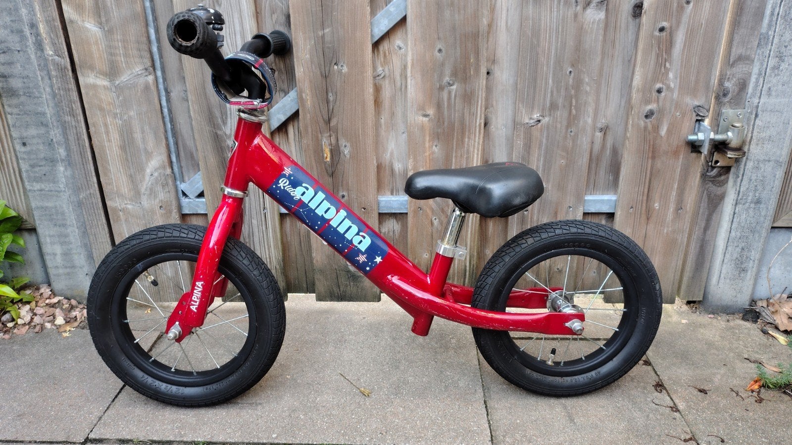 Alpina Rider loopfiets rood - perfect voor jonge avonturiers, Ophalen, Gebruikt, Minder dan 16 inch, Alpina
