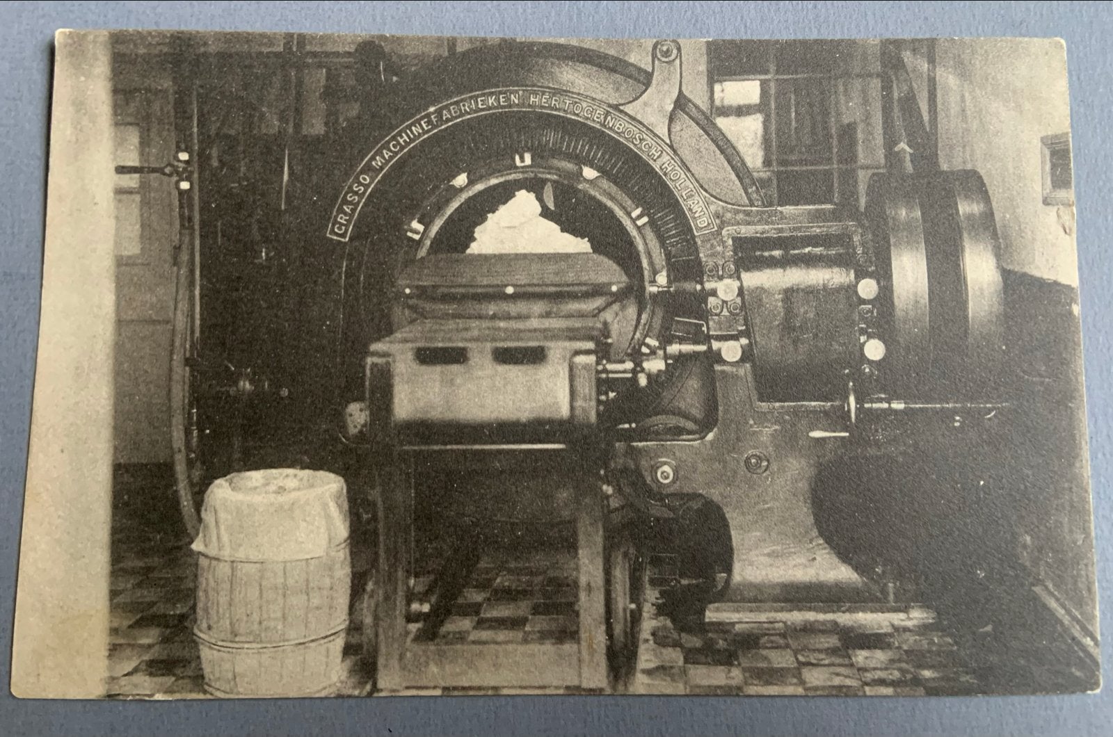 ansichtkaart 1914 –Stoomzuivelfabriek Almen, Grasso machine, Verzamelen, Verzenden, Voor 1920, Gelopen, Gelderland