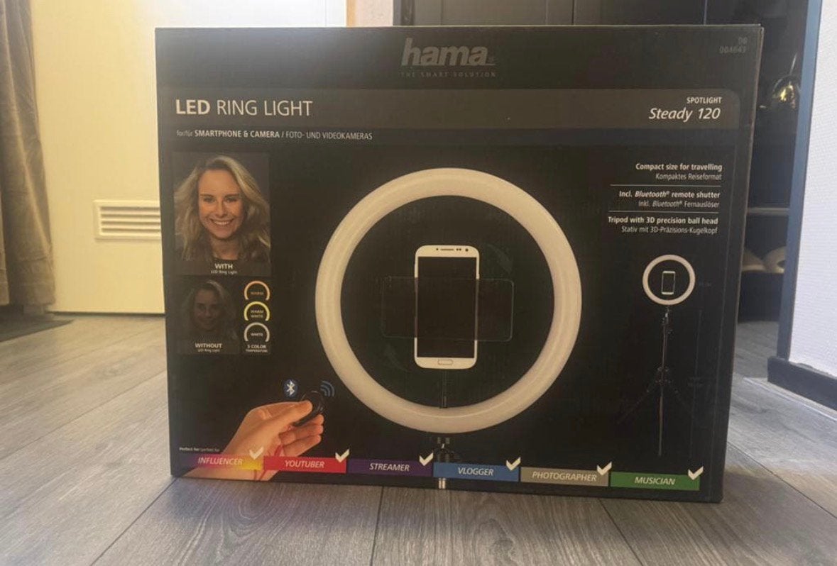 Hama led ring light nieuw in doos, Ophalen, Zo goed als nieuw