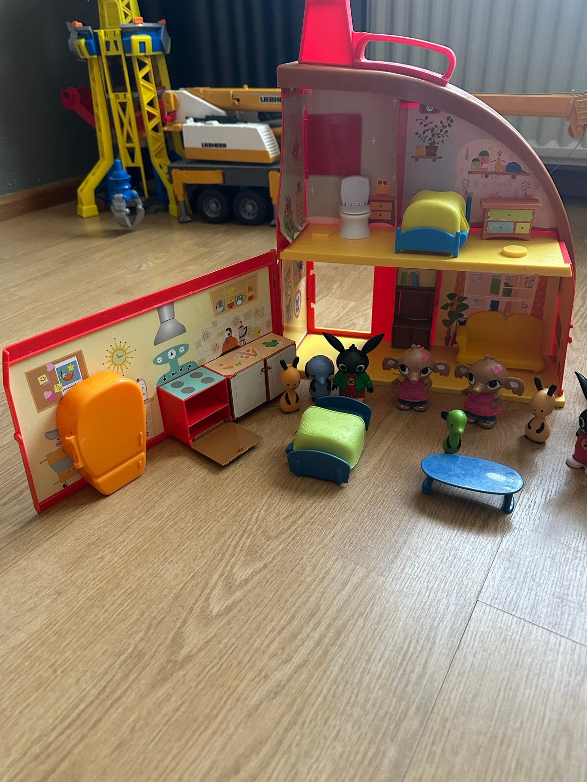 Bing Speelset: Huis, Trein en Figuren, Kinderen en Baby's, Ophalen, Gebruikt, Jongen of Meisje