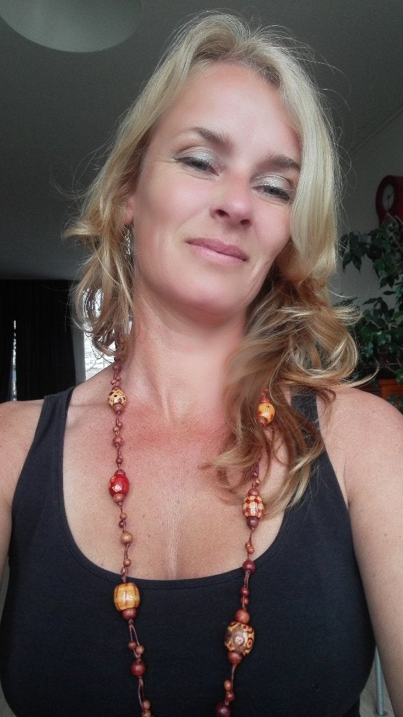 Nieuwe handgemaakte ketting met houten kralen, Ophalen of Verzenden, Nieuw, Bruin, Overige materialen