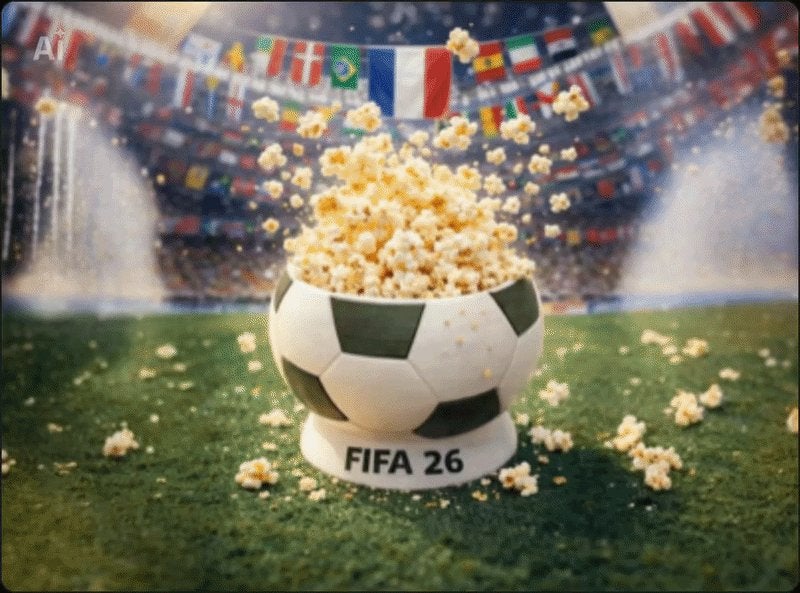 FIFA 2026 Voetbal Snacks Houder - Perfect voor WK!, Ophalen of Verzenden, Nieuw, Wit, Kunststof