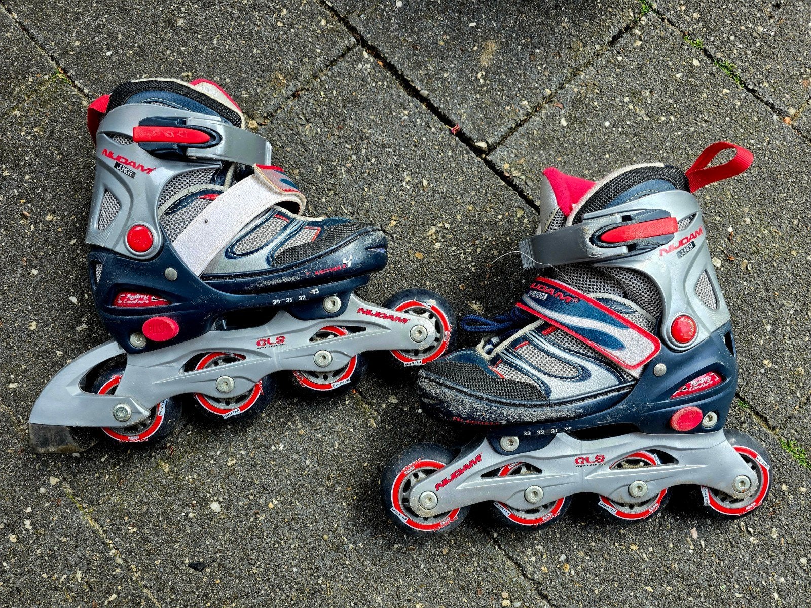 Nijdam inline skates - Verstelbaar maat 30-33, Sport en Fitness, Schaatsen, Ophalen, Gebruikt, Overige typen, Nijdam