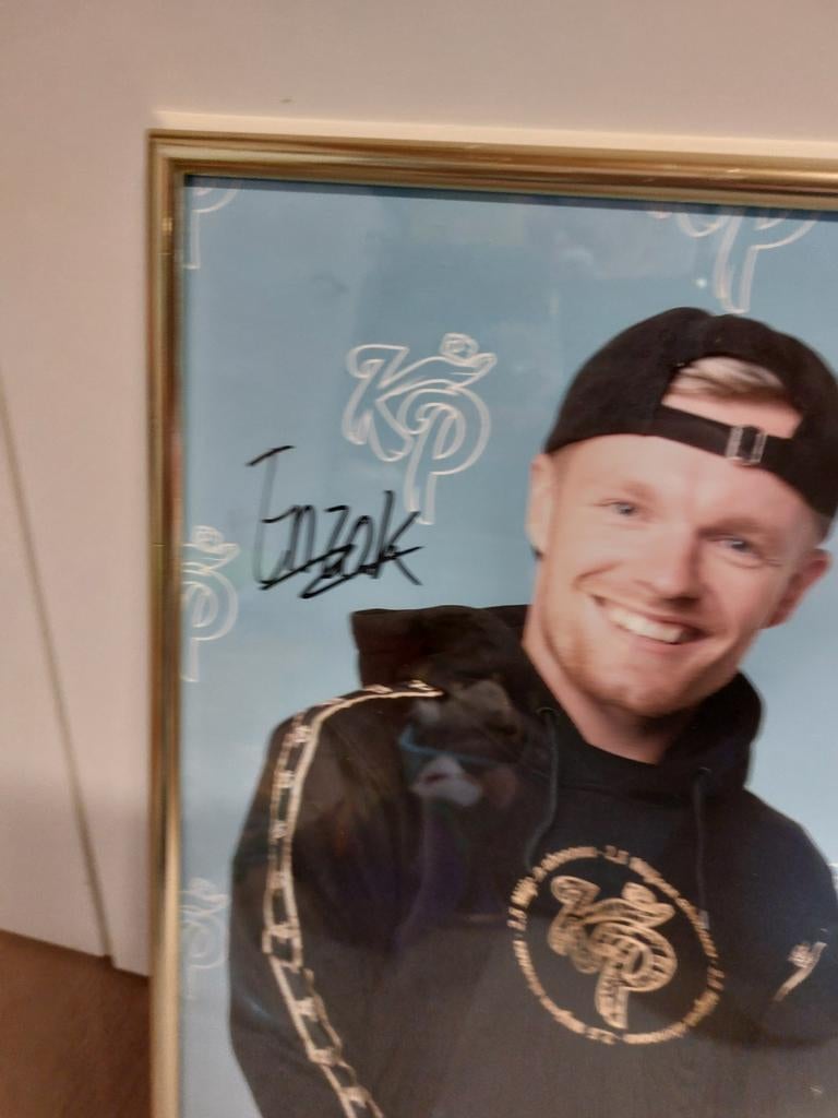Gesigneerde Enzoknol en Myron poster in lijst, Ophalen of Verzenden, A1 t/m A3
