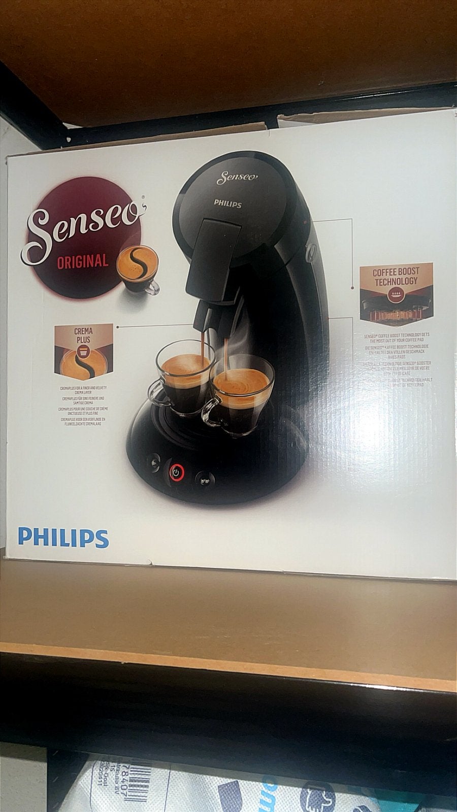 Nieuwe senseo in doos vaste prijs 35, Ophalen, Zo goed als nieuw, Koffiemachine