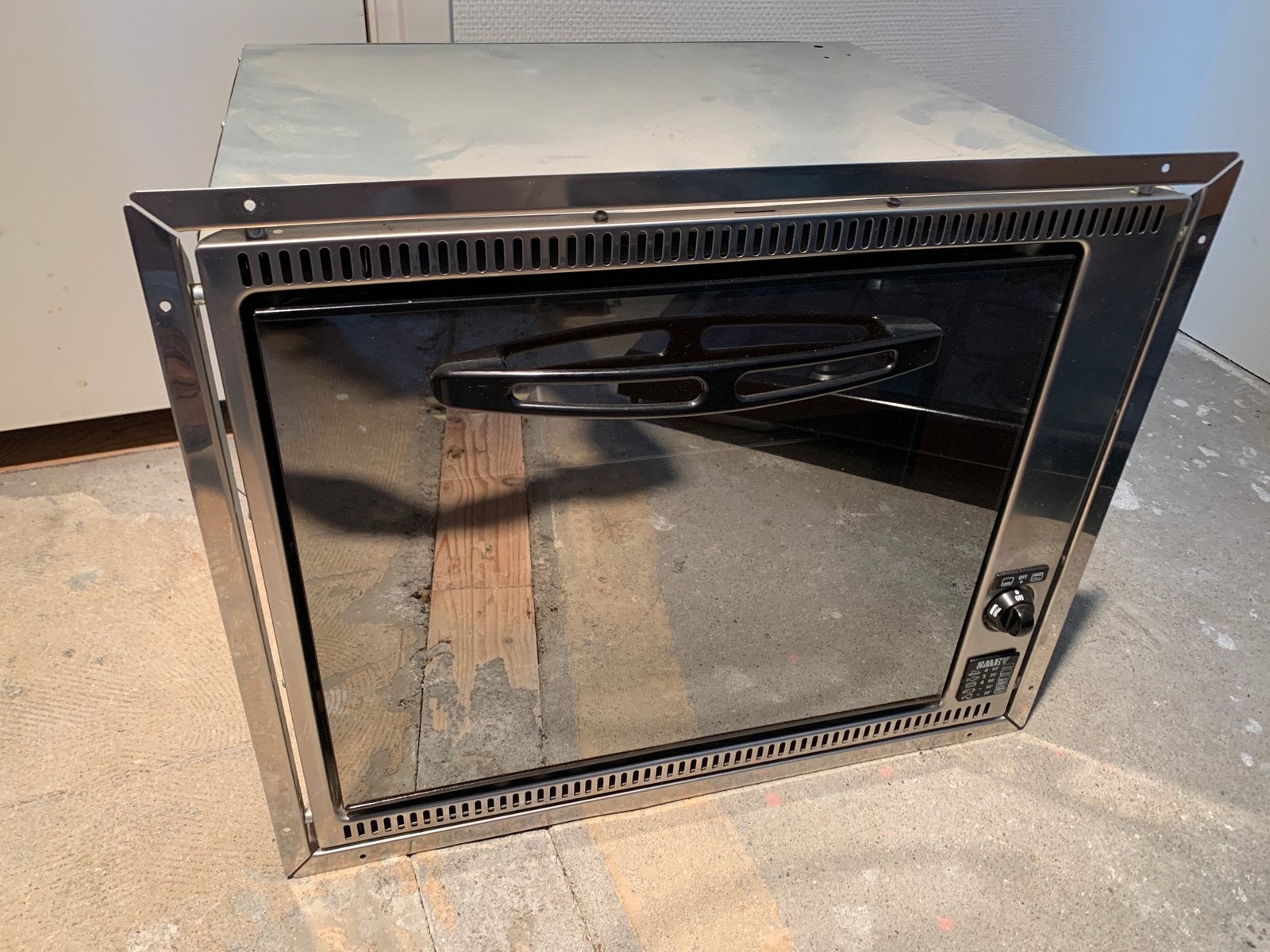 RVS Smev oven op gas, in keurige conditie, Ophalen, Zo goed als nieuw, Kombuis en Sanitair