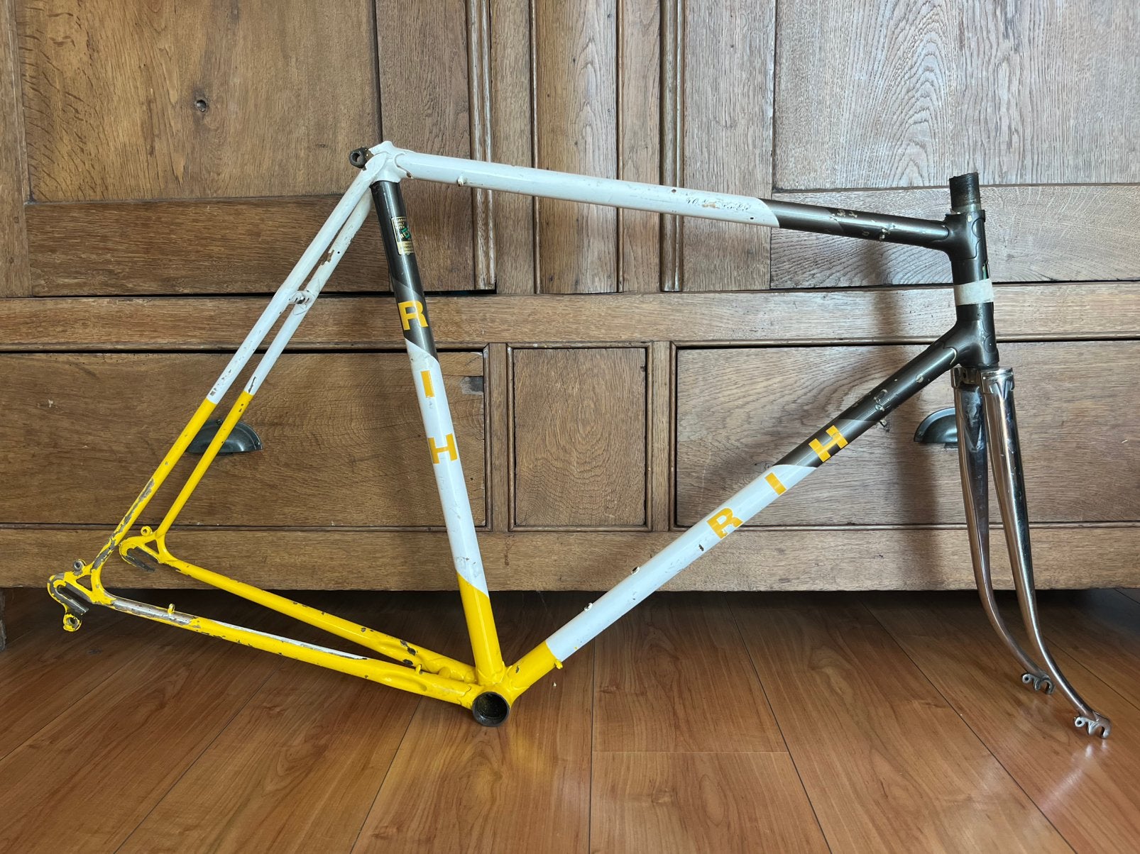 Jaren 50 RIH Amsterdam racefiets wedstrijdframe Campagnolo, Fietsen en Brommers, Fietsonderdelen, Frame, Gebruikt, Staal, Ophalen of Verzenden