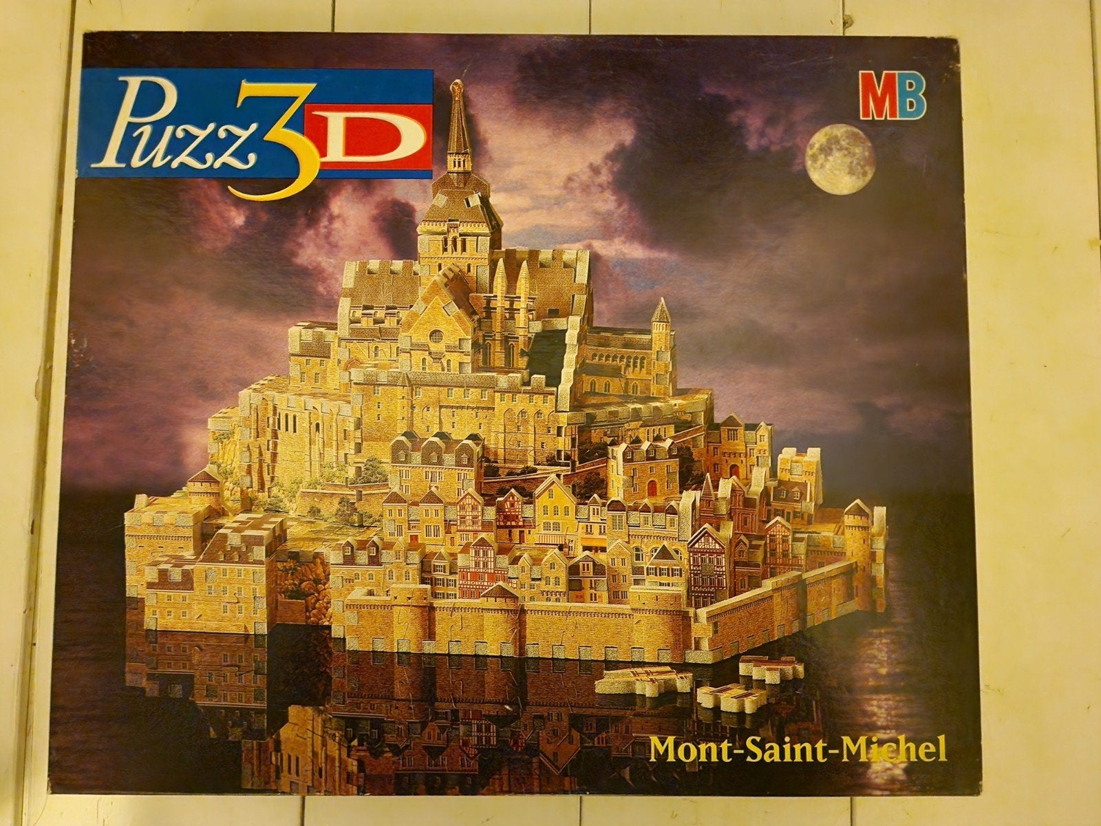 3D Puzzel van Mont-Saint-Michel van MB, Ophalen of Verzenden, Minder dan 500 stukjes, Gebruikt, Rubik's of 3D-puzzel