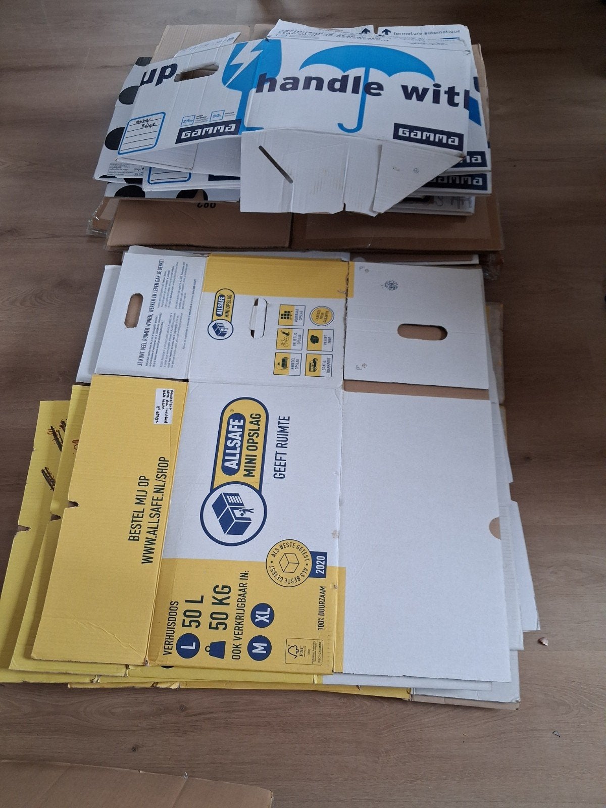 Verhuisdozen, Ophalen, Gebruikt, Doos