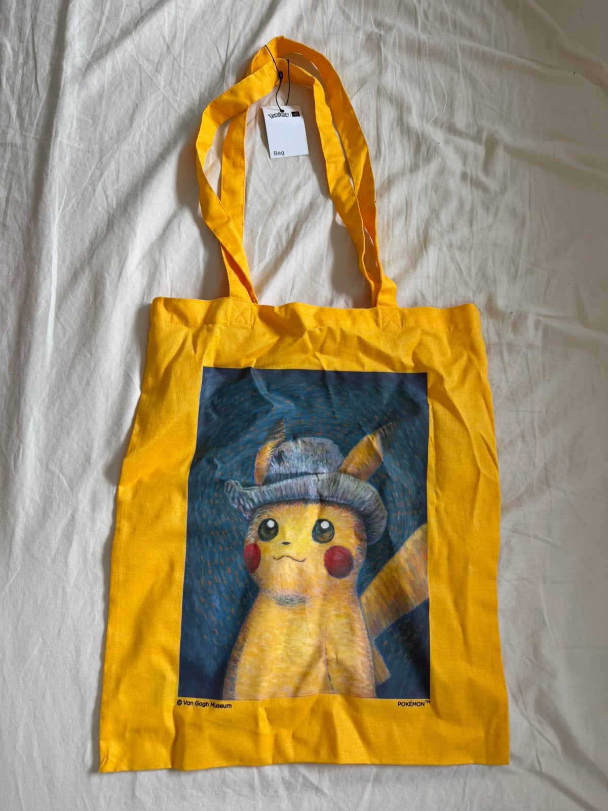 Pikachu van Gogh Tas met label, Verzamelen, Ophalen of Verzenden, Nieuw
