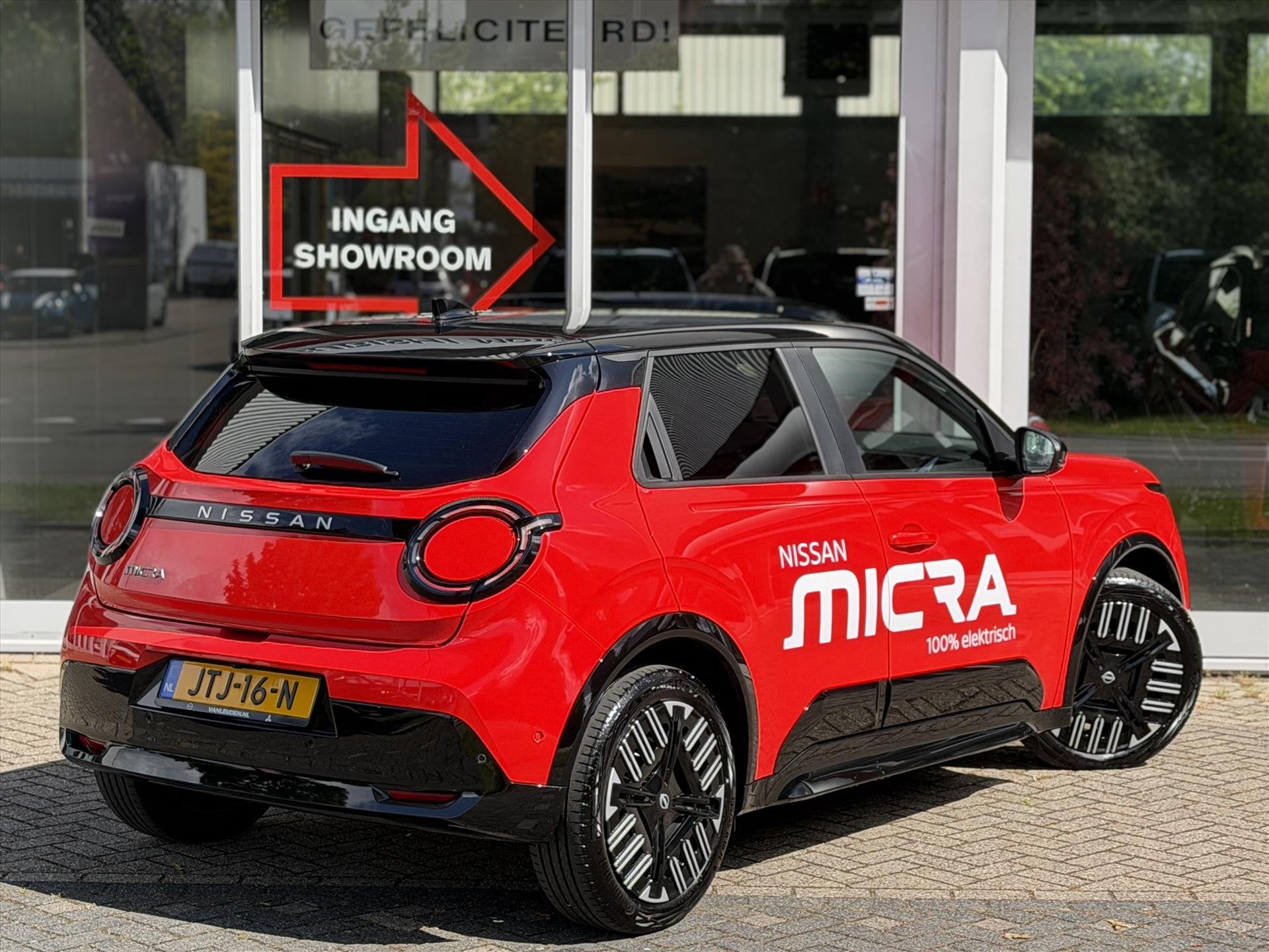 Nissan Micra 52 kWh Advance - Launch Edition | 416km WLTP |, 12 maanden, Stof, Gebruikt, Zwart
