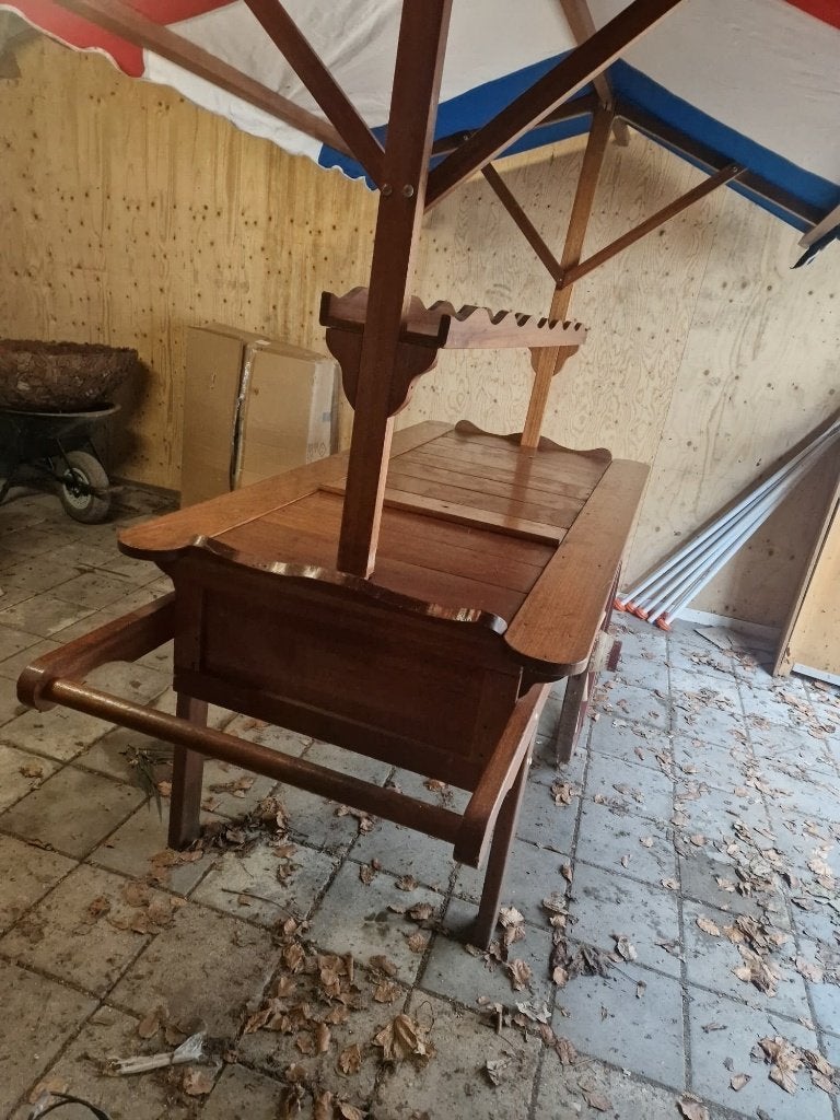 Houten Marktkraam met Luifel - Perfect voor Feesten, Hobby en Vrije tijd, Ophalen, Gebruikt, Versiering, Overige