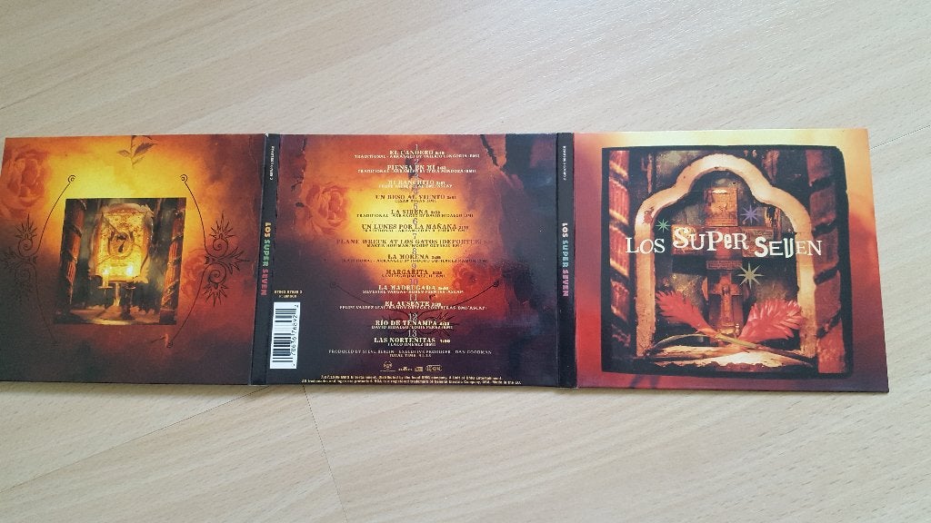 Los Super Seven - LSS digipack CD (Flaco,Sahm,Los Lobos Ely), Cd's en Dvd's, Cd's | Pop, Pop, Ophalen of Verzenden, Zo goed als nieuw