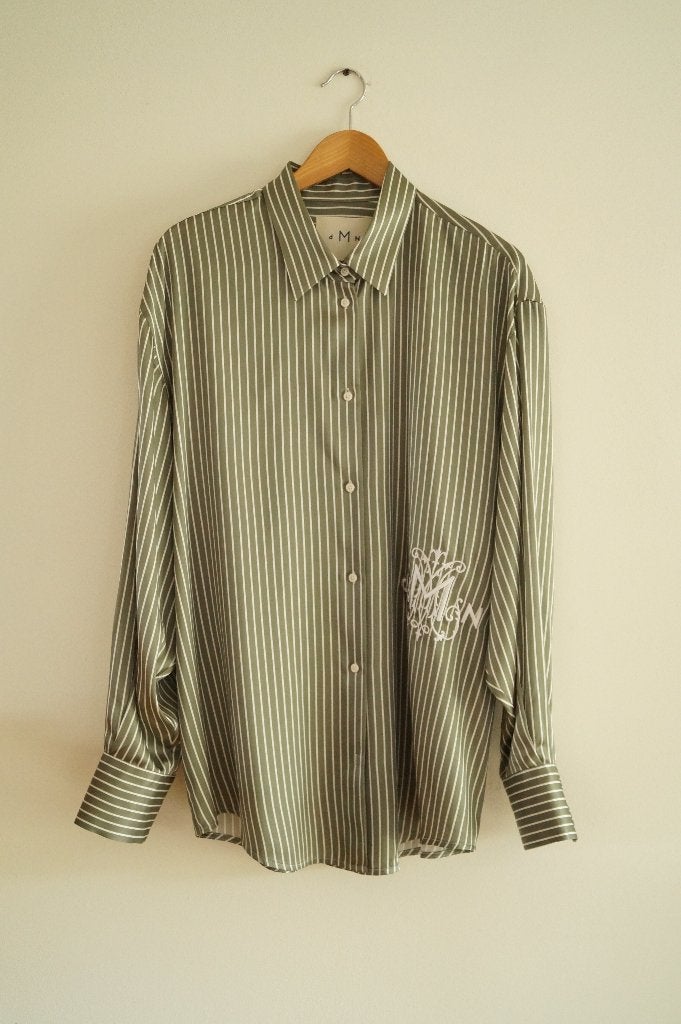 DMN. PARIS Blouse Maat 38-40, Verzenden, Zo goed als nieuw, Maat 38/40 (M), Groen