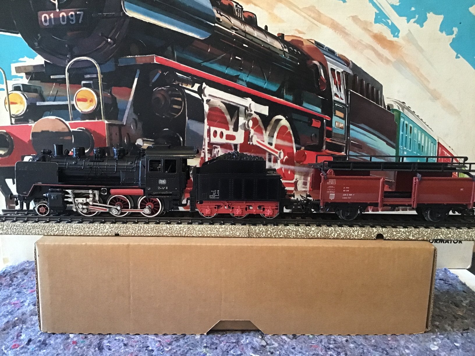 Marklin setje 3003 en 4613 ovp goede staat zonder autos, Hobby en Vrije tijd, Modeltreinen | H0, Wisselstroom, Gebruikt, Locomotief